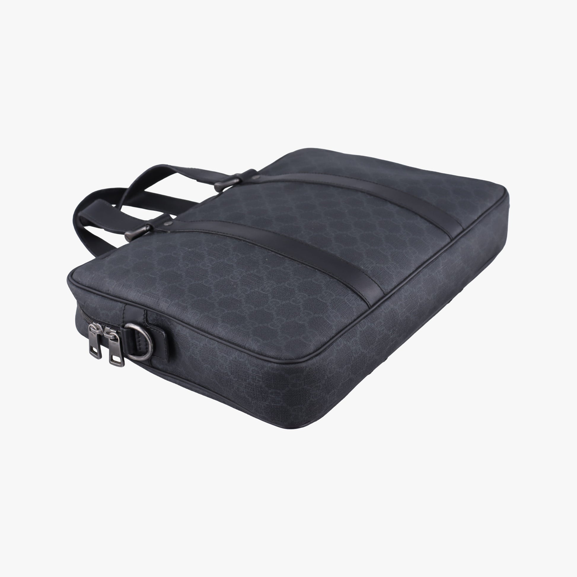 GG Plus GG Supreme Black PVC coated canvas 337081 E017901051GGプラス GGスプリーム ブラック PVCコーティングキャンバス 337081 E017901051