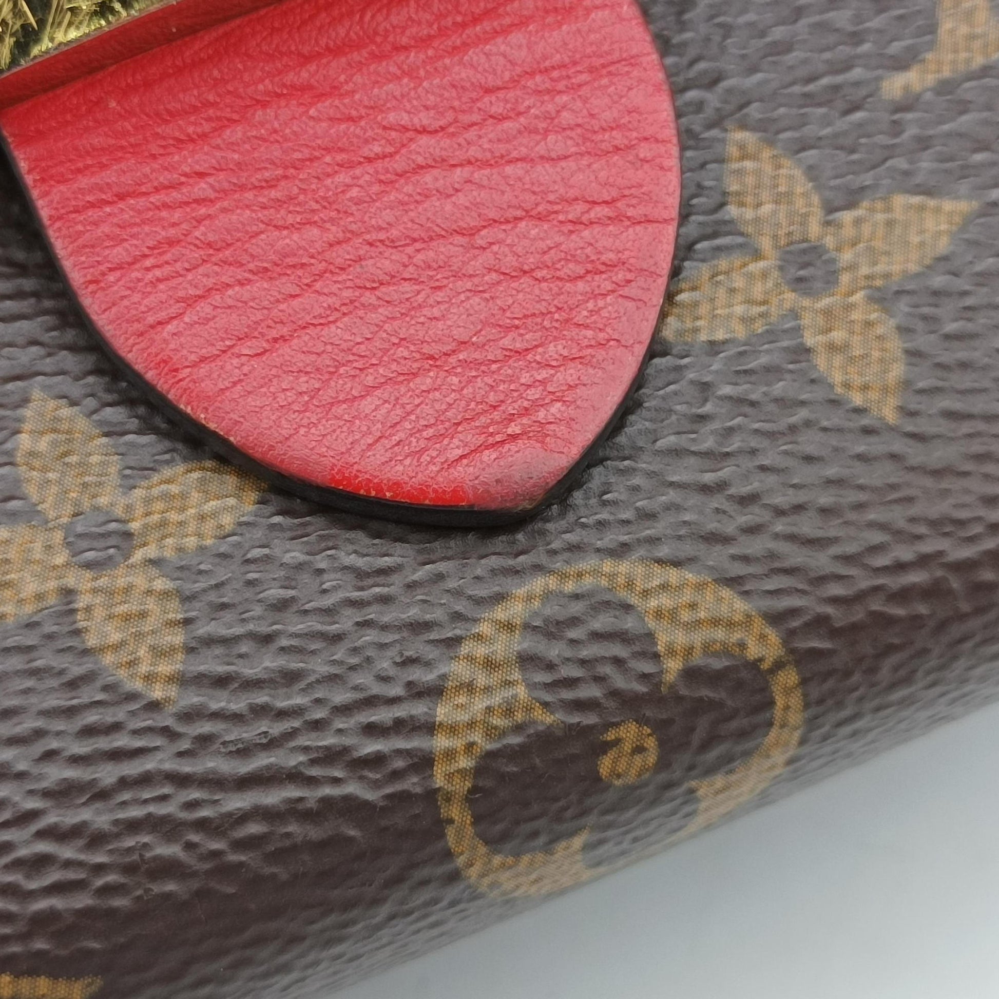 Locky BB Monogram/Brown×Coqulicot Monogram canvas×calf leather M44322 AA3119ロッキーBB モノグラム/ブラウン×コクリコ モノグラムキャンバス×カーフレザー M44322 AA3119