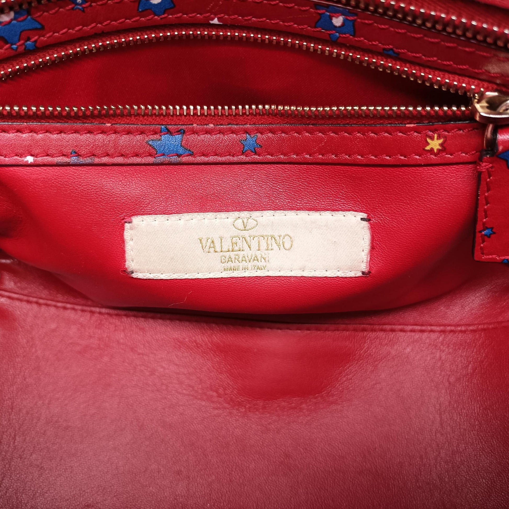 Rockstud Red Multi Calfskin BL-L540WSN2ロックスタッズ レッド マルチカラー カーフスキン BL-L540WSN2