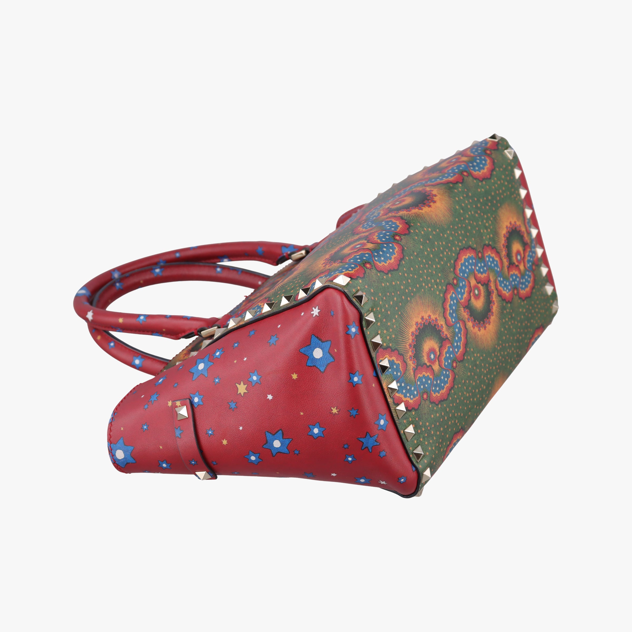 Rockstud Red Multi Calfskin BL-L540WSN2ロックスタッズ レッド マルチカラー カーフスキン BL-L540WSN2