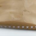 Rockstud khaki Patent Leather Lot number unknownロックスタッズ イエロー パテント 製番不明