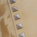 Rockstud khaki Patent Leather Lot number unknownロックスタッズ イエロー パテント 製番不明