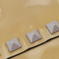 Rockstud khaki Patent Leather Lot number unknownロックスタッズ イエロー パテント 製番不明