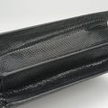 Rosalia Top Handle Black Leather×Suede×Python 50ロザリア トップハンドル ブラック レザー × スエード × パイソン 50