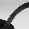 Rosalia Top Handle Black Leather×Suede×Python 50ロザリア トップハンドル ブラック レザー × スエード × パイソン 50