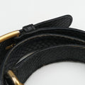 Rosalia Top Handle Black Leather×Suede×Python 50ロザリア トップハンドル ブラック レザー × スエード × パイソン 50