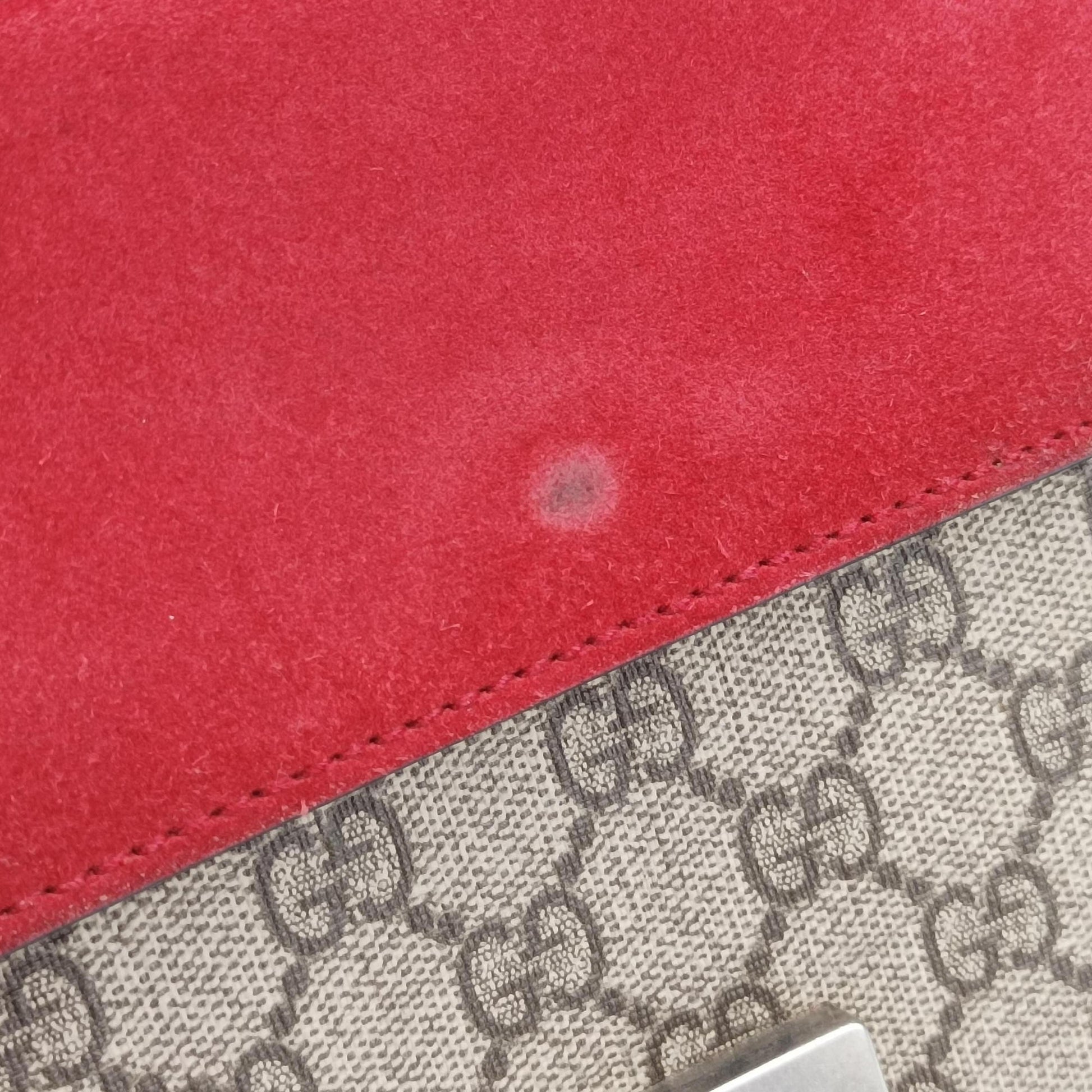 Dionysus beige×red PVC coated canvas × suede 421970 A026106885ディオニュソス ベージュ×レッド PVCコーティングキャンバス×スエード 421970 A026106885