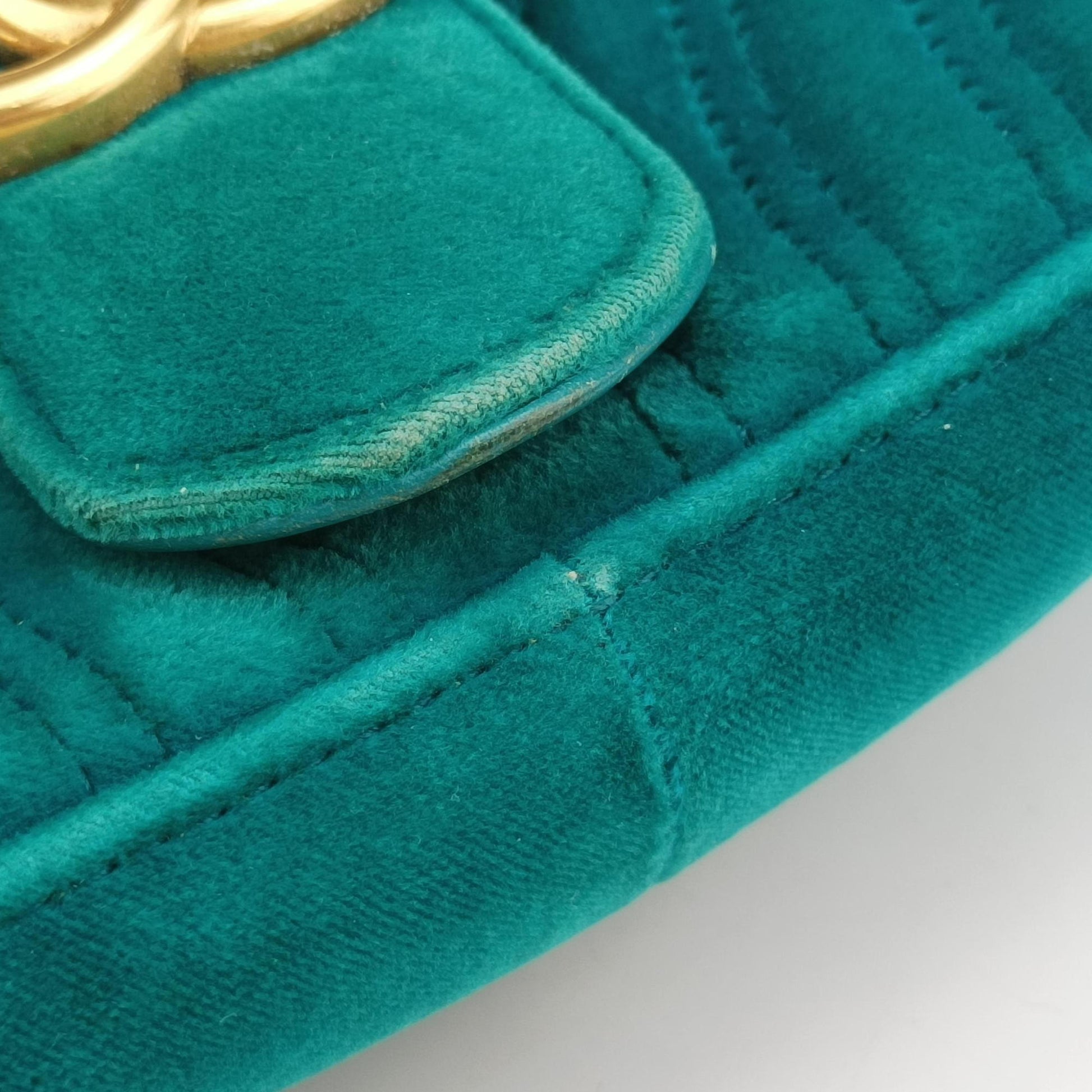 GG Marmont Blue velour 443497 F023527047GGマーモント ブルー ベロア 443497 F023527047