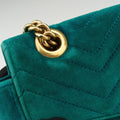 GG Marmont Blue velour 443497 F023527047GGマーモント ブルー ベロア 443497 F023527047
