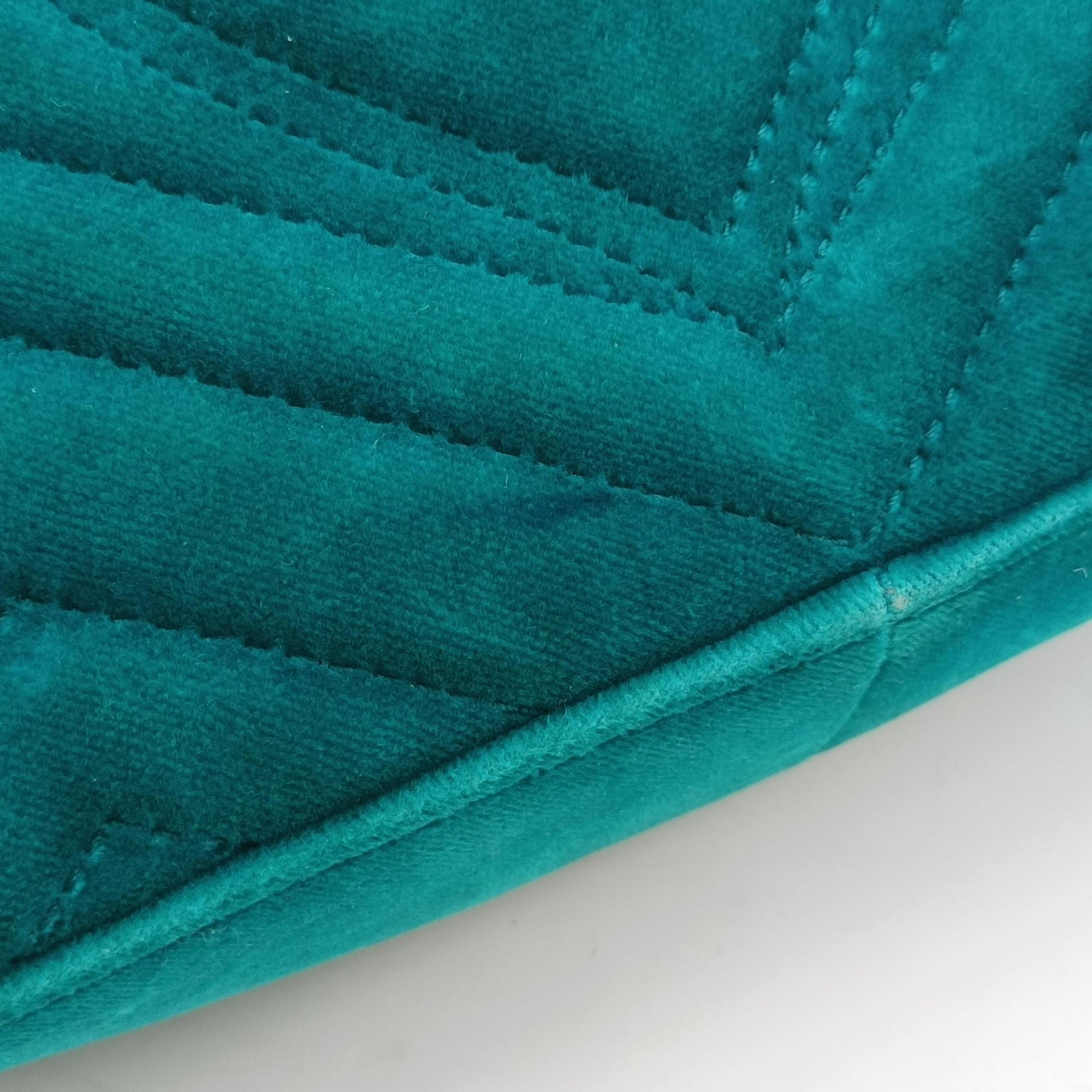 GG Marmont Blue velour 443497 F023527047GGマーモント ブルー ベロア 443497 F023527047