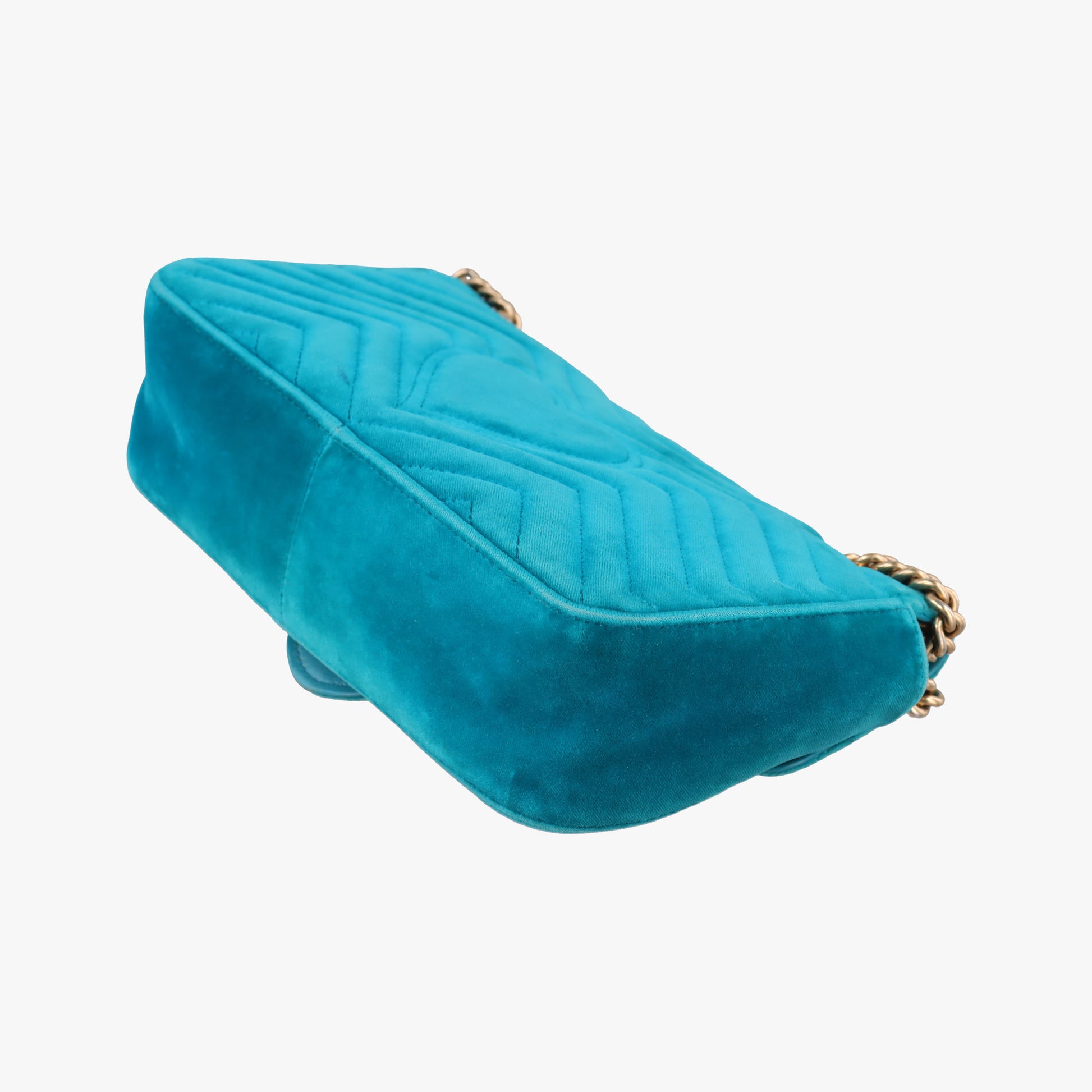 GG Marmont Blue velour 443497 F023527047GGマーモント ブルー ベロア 443497 F023527047