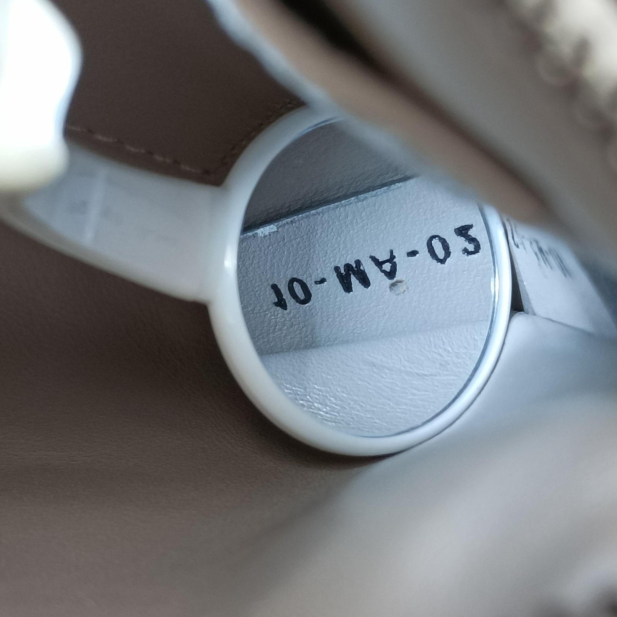 Dior double Medium Silver Leather 10-MA-0241ディオール ダブル ミディアム シルバー レザー 10-MA-0241
