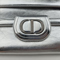 Dior double Medium Silver Leather 10-MA-0241ディオール ダブル ミディアム シルバー レザー 10-MA-0241