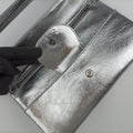 Dior double Medium Silver Leather 10-MA-0241ディオール ダブル ミディアム シルバー レザー 10-MA-0241