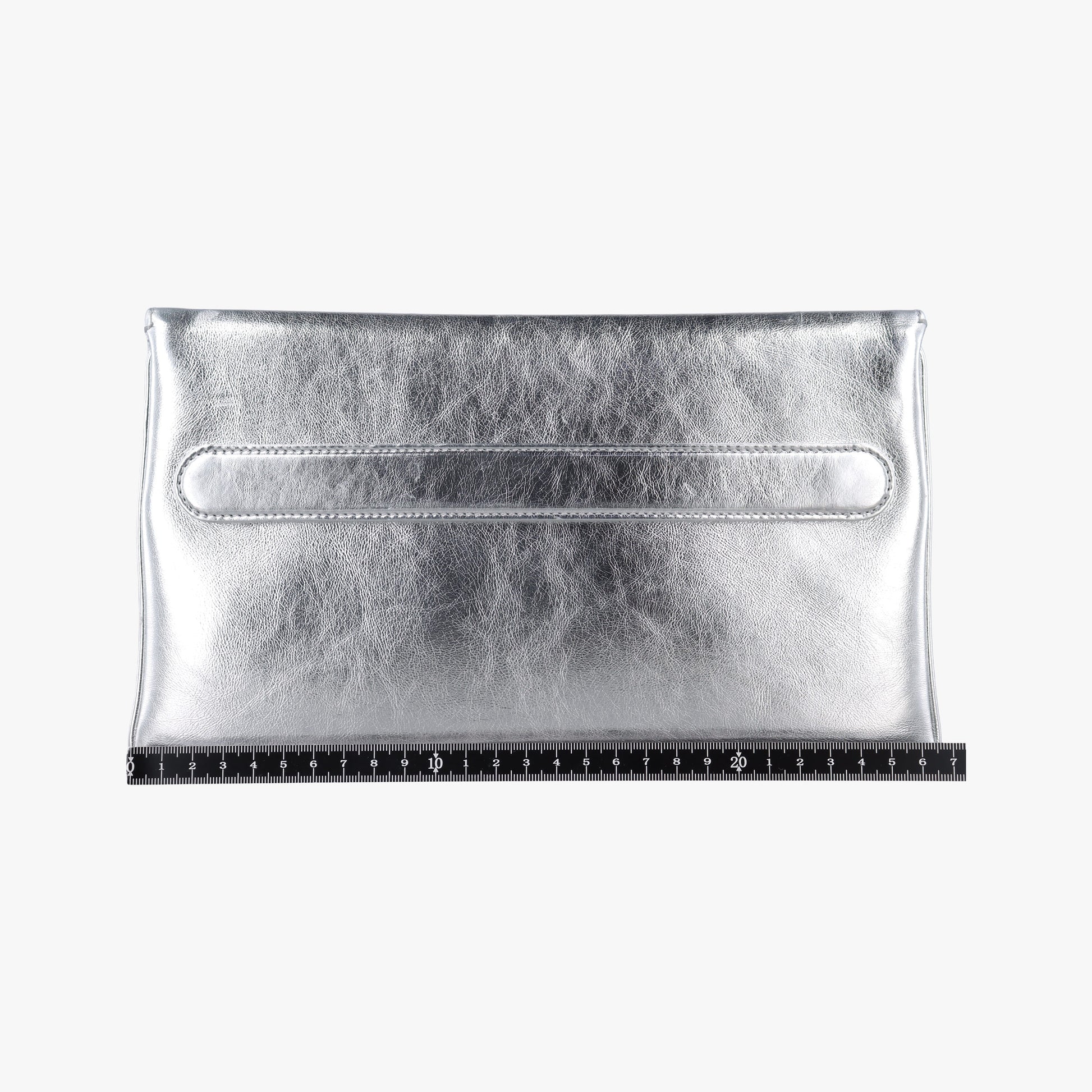 Dior double Medium Silver Leather 10-MA-0241ディオール ダブル ミディアム シルバー レザー 10-MA-0241