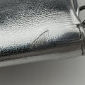 Dior double Medium Silver Leather 10-MA-0241ディオール ダブル ミディアム シルバー レザー 10-MA-0241