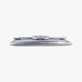 Dior double Medium Silver Leather 10-MA-0241ディオール ダブル ミディアム シルバー レザー 10-MA-0241