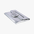 Dior double Medium Silver Leather 10-MA-0241ディオール ダブル ミディアム シルバー レザー 10-MA-0241