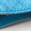 Bright Diamante Bucket Blue Leather 354229 I016928114ブライトディアマンテ バケット ブルー レザー 354229 I016928114