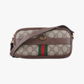 Ophidia Beige×red×green PVC coated canvas×Leather 598664 オフィディア ベージュ×レッド×グリーン PVCコーティングキャンバス×レザー 598664 