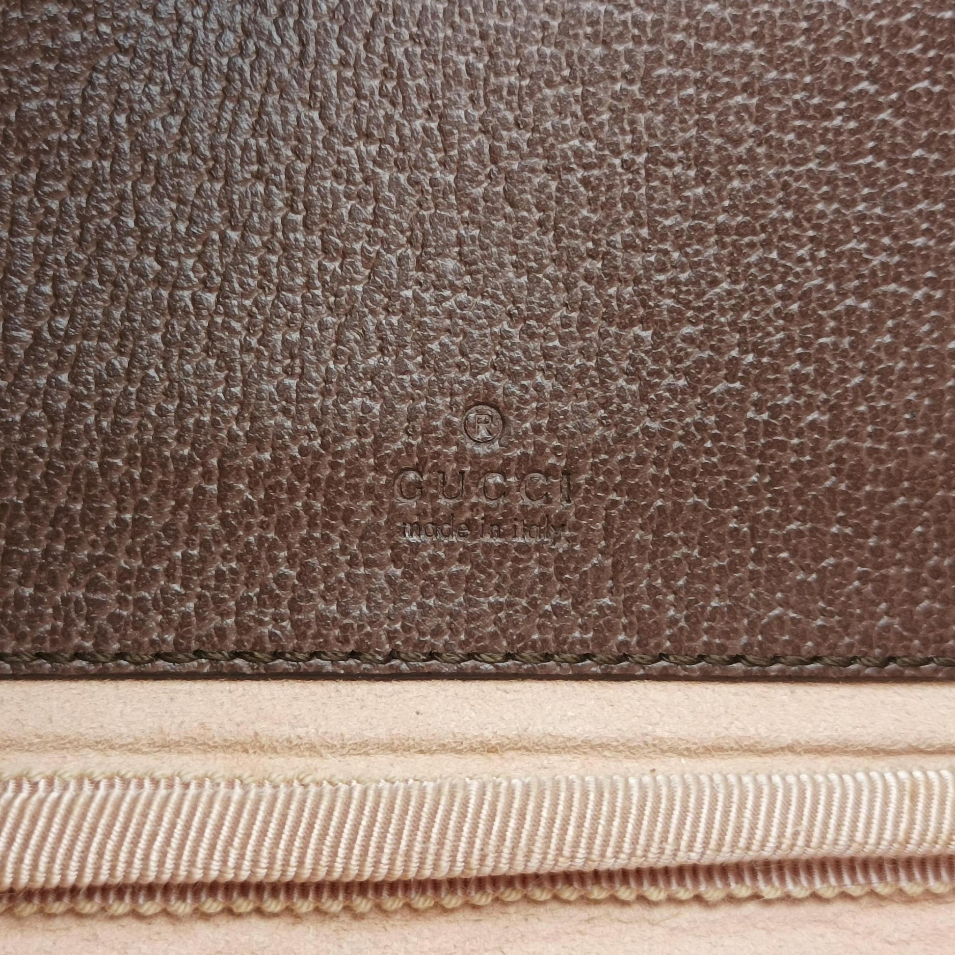 Ophidia Beige×red×green PVC coated canvas×Leather 598664 オフィディア ベージュ×レッド×グリーン PVCコーティングキャンバス×レザー 598664 