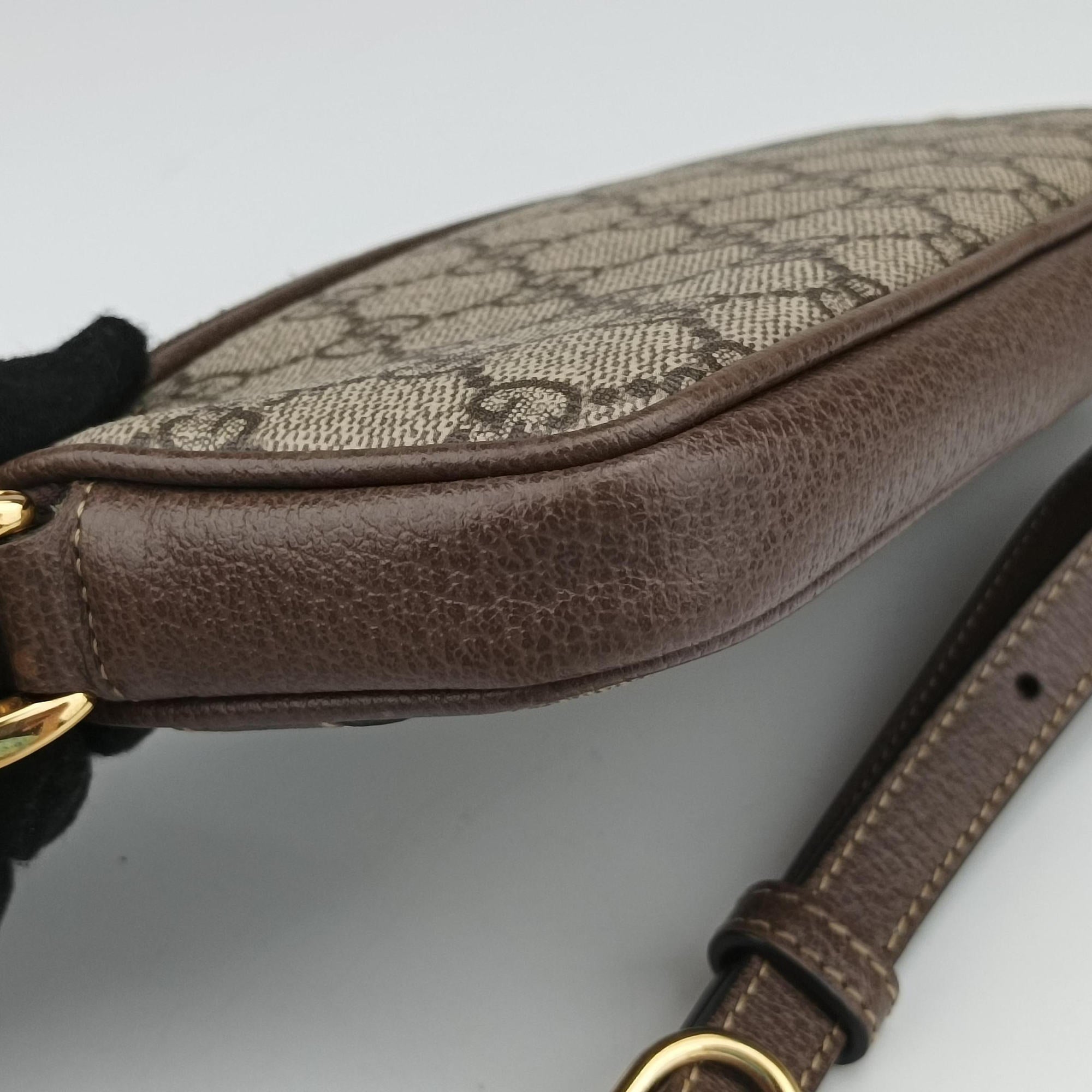 Ophidia Beige×red×green PVC coated canvas×Leather 598664 オフィディア ベージュ×レッド×グリーン PVCコーティングキャンバス×レザー 598664 