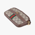 Ophidia Beige×red×green PVC coated canvas×Leather 598664 オフィディア ベージュ×レッド×グリーン PVCコーティングキャンバス×レザー 598664 