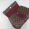BOND STREET EBENE×bordeaux Damier Canvas aTaurillon leather N64416 TR0148ボンド ストリート エベヌ×ボルドー ダミエ キャンバス×トリヨンレザー N64416 TR0148
