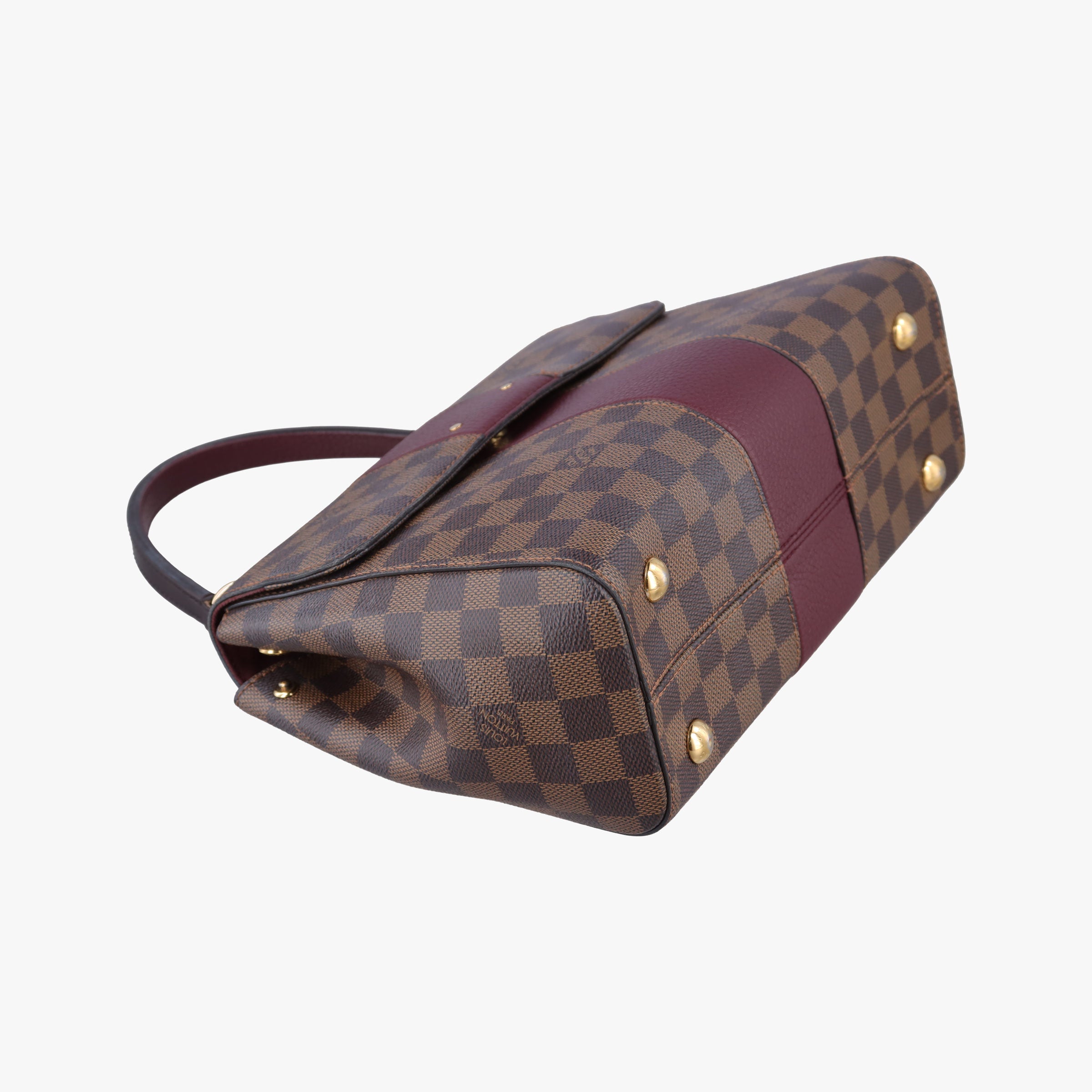 BOND STREET EBENE×bordeaux Damier Canvas aTaurillon leather N64416 TR0148ボンド ストリート エベヌ×ボルドー ダミエ キャンバス×トリヨンレザー N64416 TR0148
