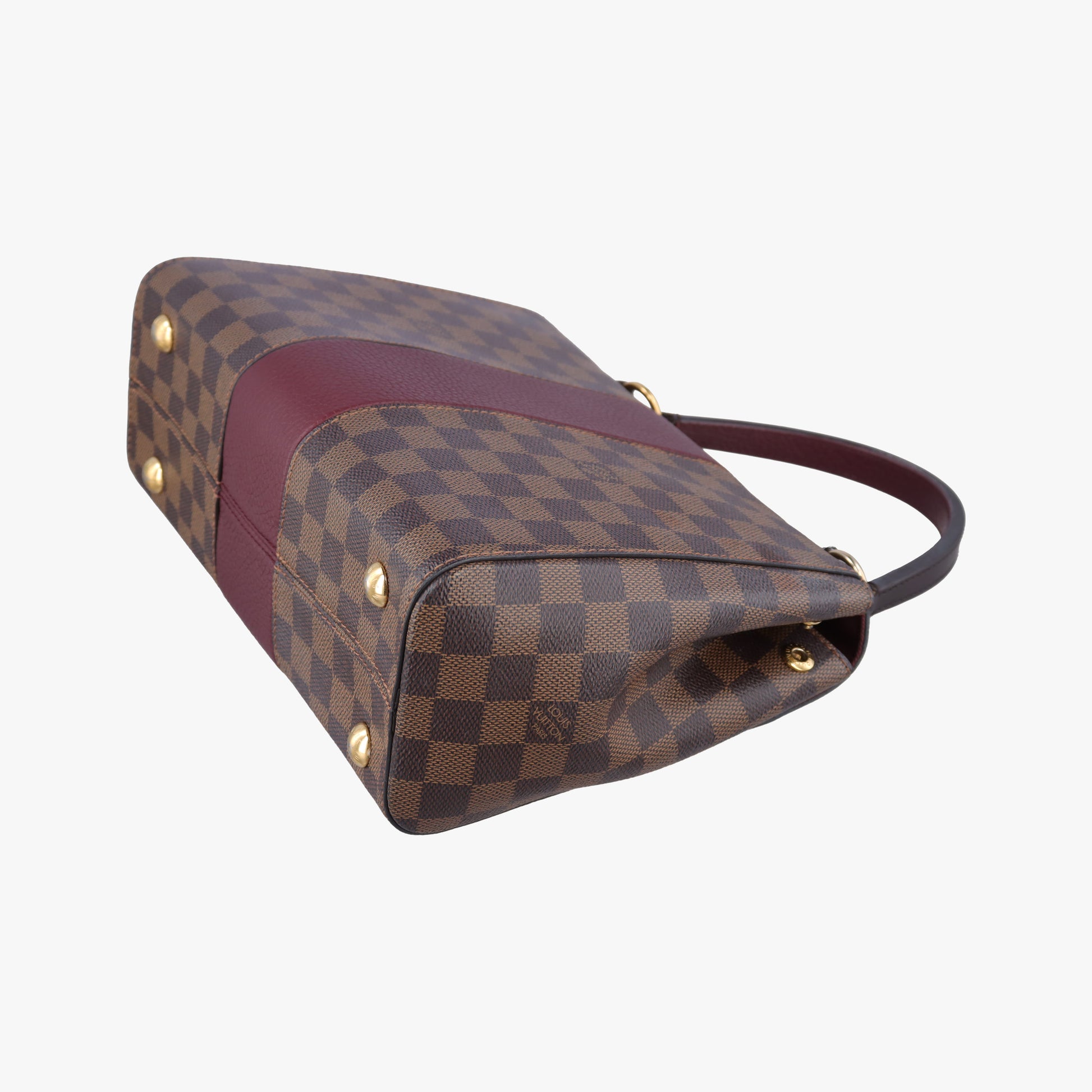 BOND STREET EBENE×bordeaux Damier Canvas aTaurillon leather N64416 TR0148ボンド ストリート エベヌ×ボルドー ダミエ キャンバス×トリヨンレザー N64416 TR0148
