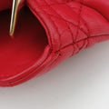 Cannage Dior Soft Shopping Red lambskin 17-BO-0153ディオールソフト レッド ラムスキン 17-BO-0153