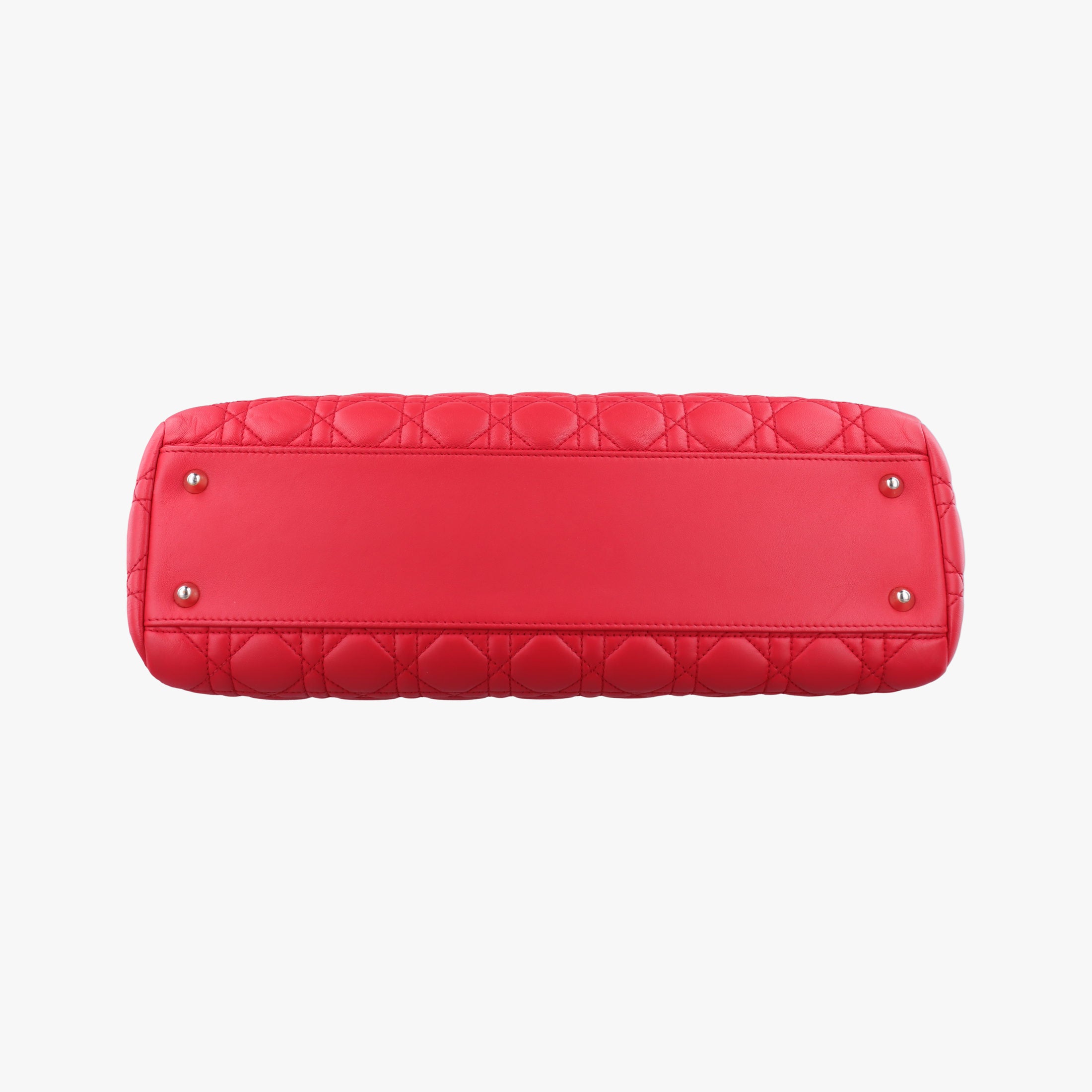 Cannage Dior Soft Shopping Red lambskin 17-BO-0153ディオールソフト レッド ラムスキン 17-BO-0153