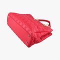 Cannage Dior Soft Shopping Red lambskin 17-BO-0153ディオールソフト レッド ラムスキン 17-BO-0153