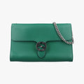 Interlocking G Green Leather 387604 D018567485インターロッキングG グリーン レザー 387604 D018567485