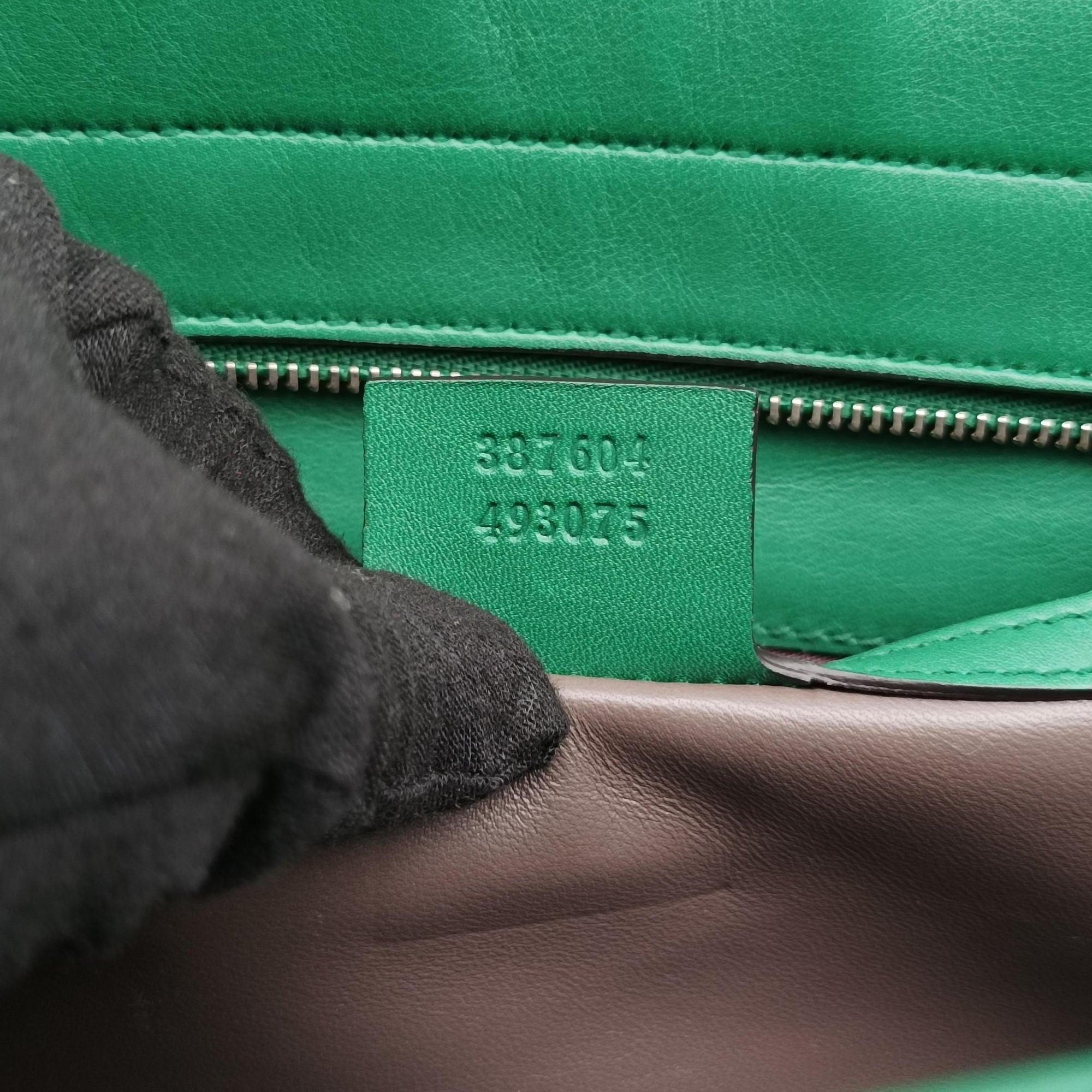 Interlocking G Green Leather 387604 D018567485インターロッキングG グリーン レザー 387604 D018567485