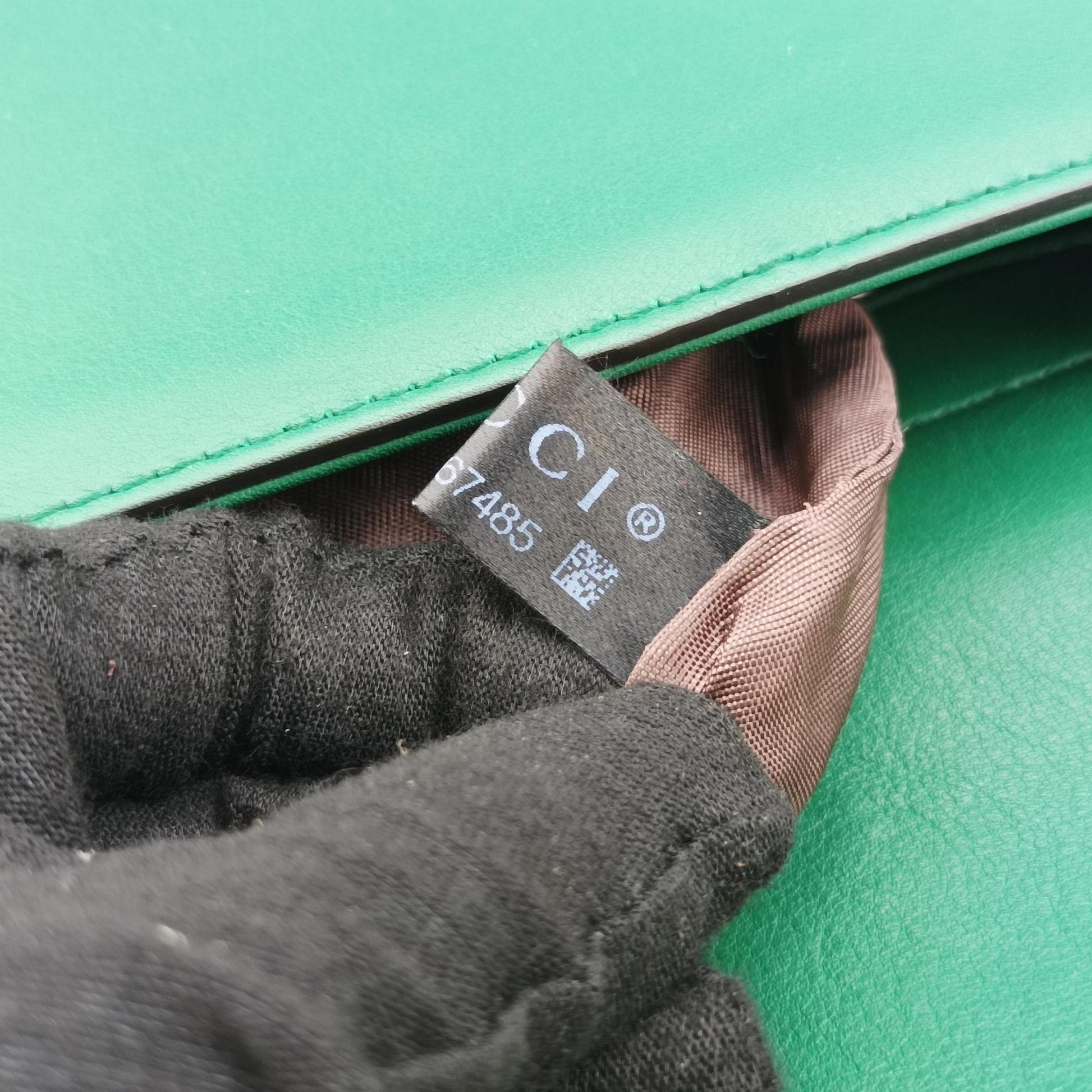 Interlocking G Green Leather 387604 D018567485インターロッキングG グリーン レザー 387604 D018567485