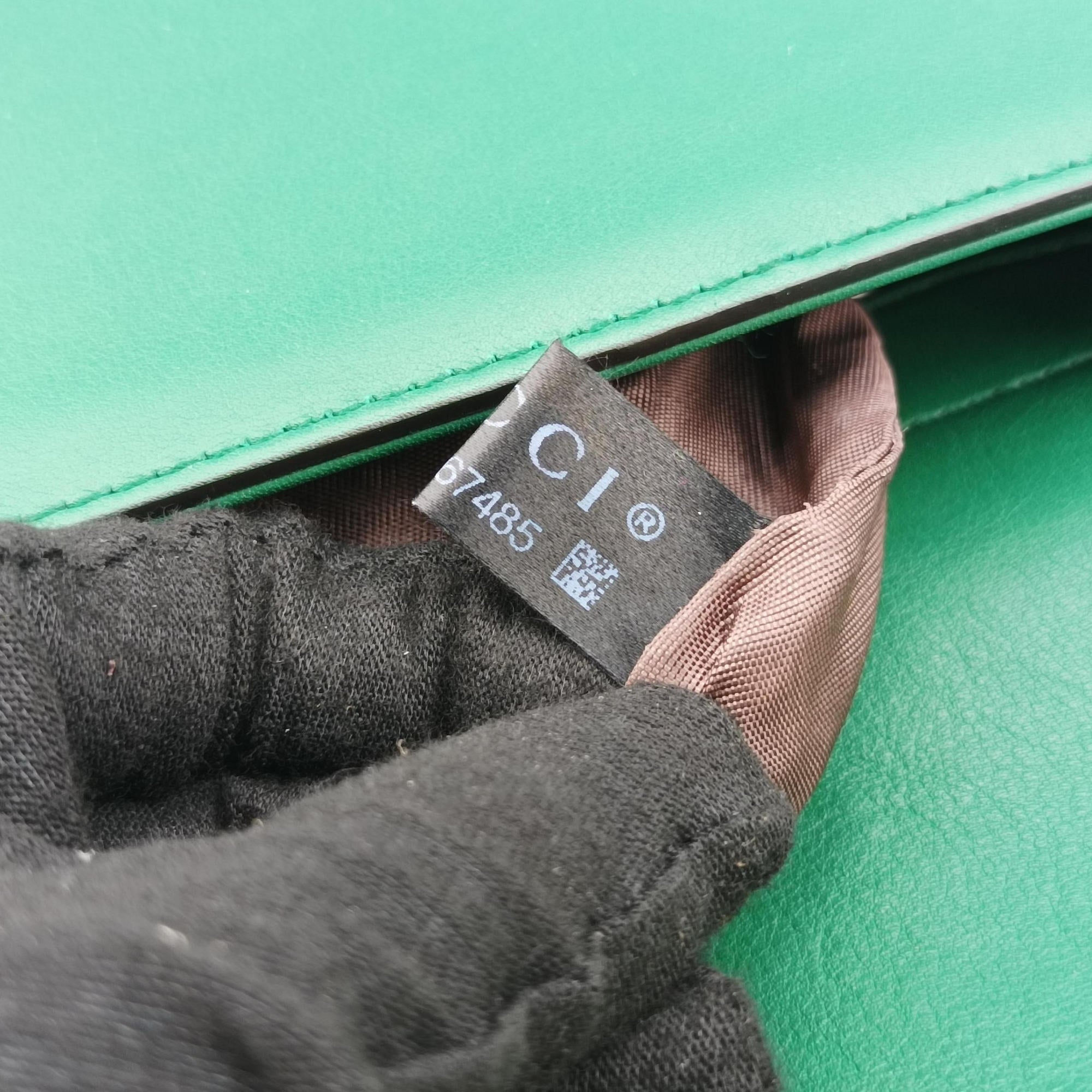 Interlocking G Green Leather 387604 D018567485インターロッキングG グリーン レザー 387604 D018567485
