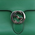 Interlocking G Green Leather 387604 D018567485インターロッキングG グリーン レザー 387604 D018567485