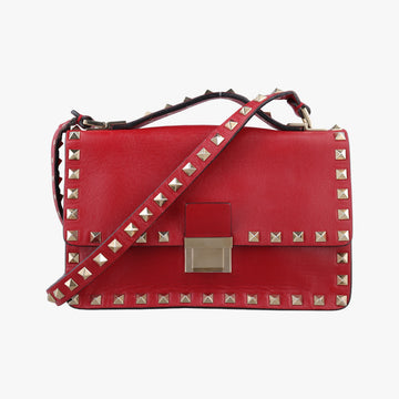 ROCKSTUD Red Leather BF F546NBD1ロックスタッズ レッド レザー BF F546NBD1
