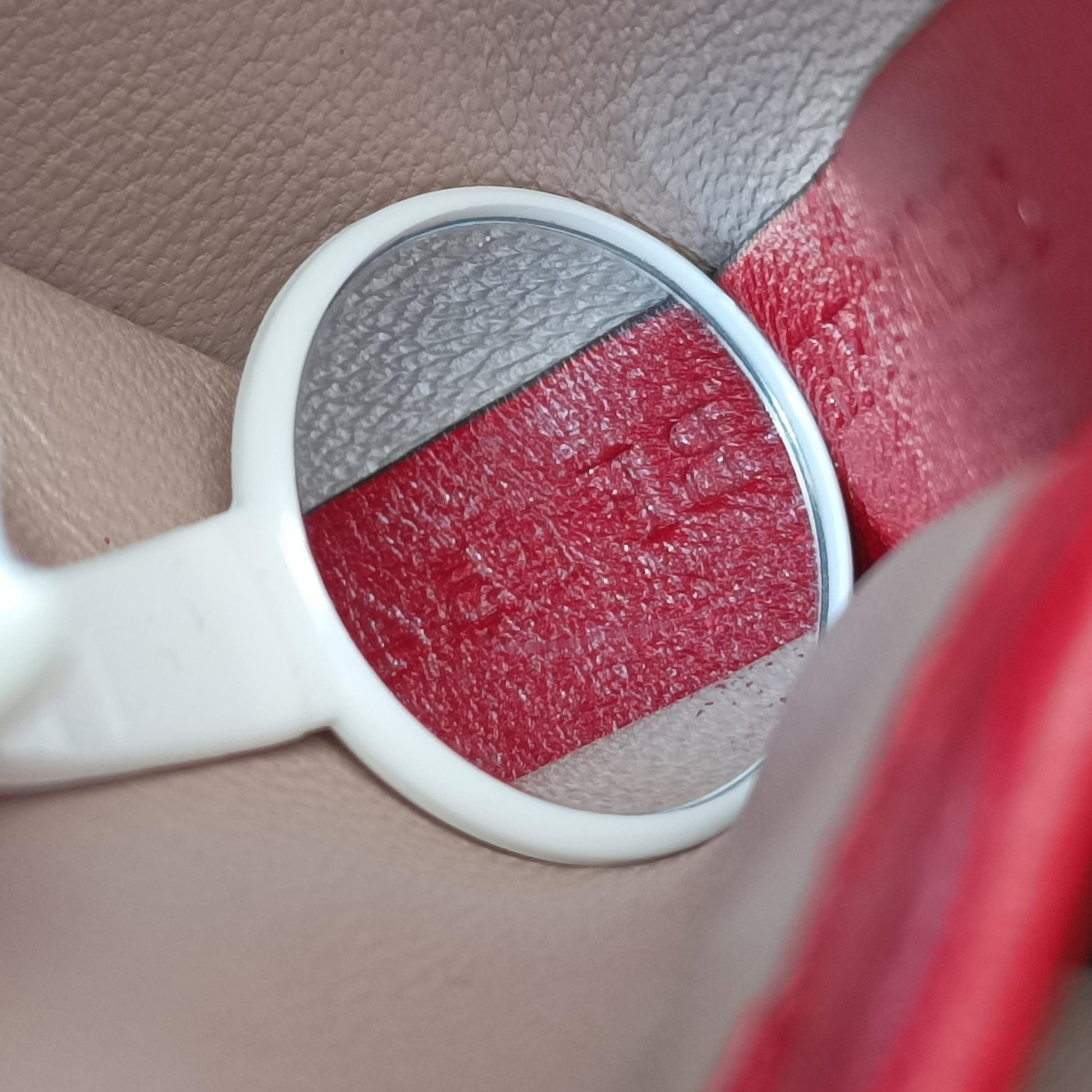 ROCKSTUD Red Leather BF F546NBD1ロックスタッズ レッド レザー BF F546NBD1