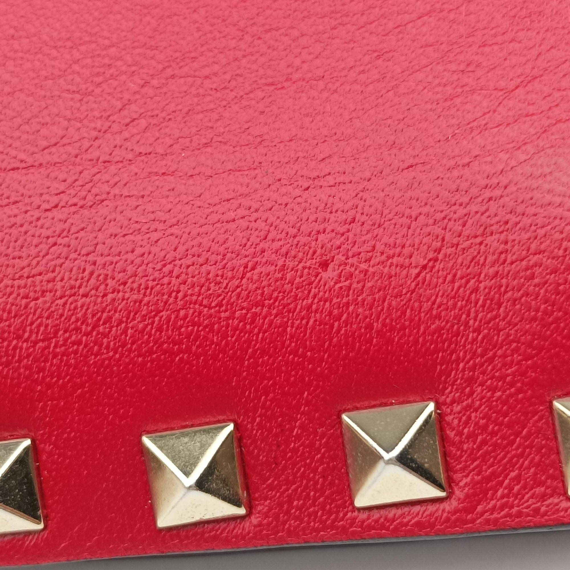 ROCKSTUD Red Leather BF F546NBD1ロックスタッズ レッド レザー BF F546NBD1