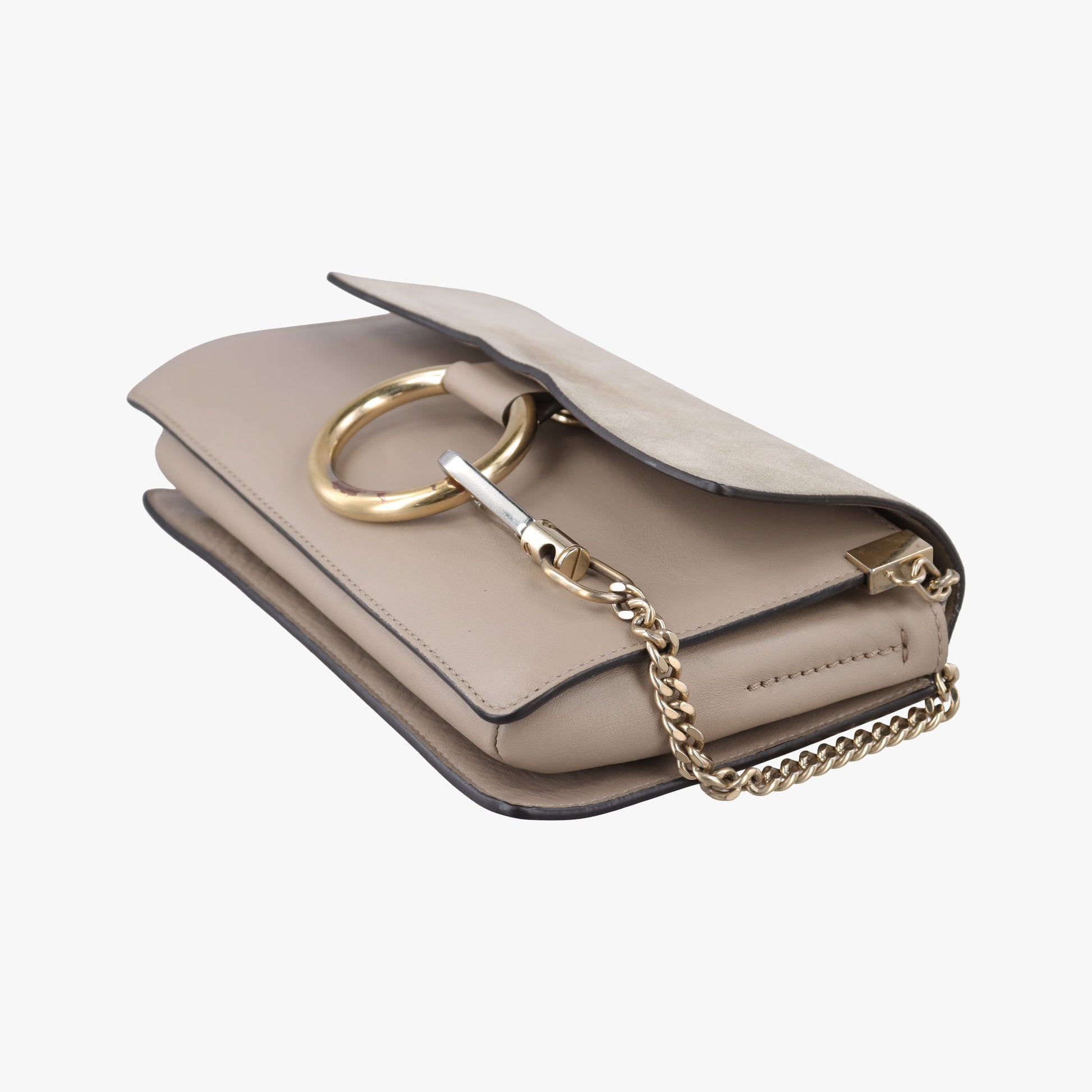 FAYE Beige Suede × leather 03-16-99-65フェイ ベージュ スエード×レザー 03-16-99-65