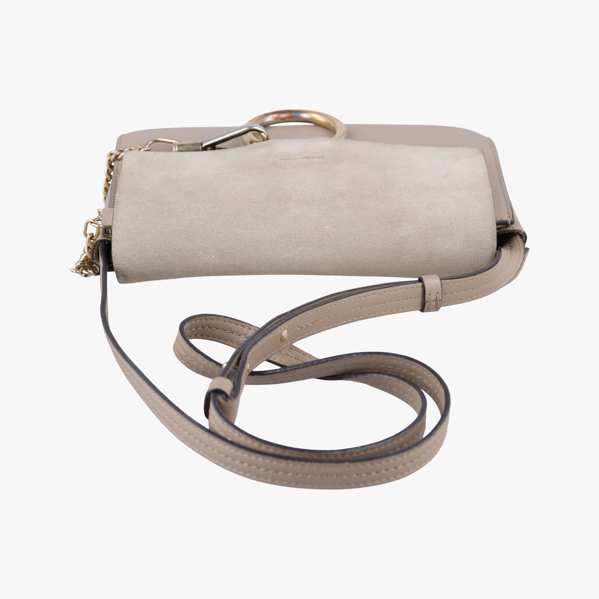 FAYE Beige Suede × leather 03-16-99-65フェイ ベージュ スエード×レザー 03-16-99-65