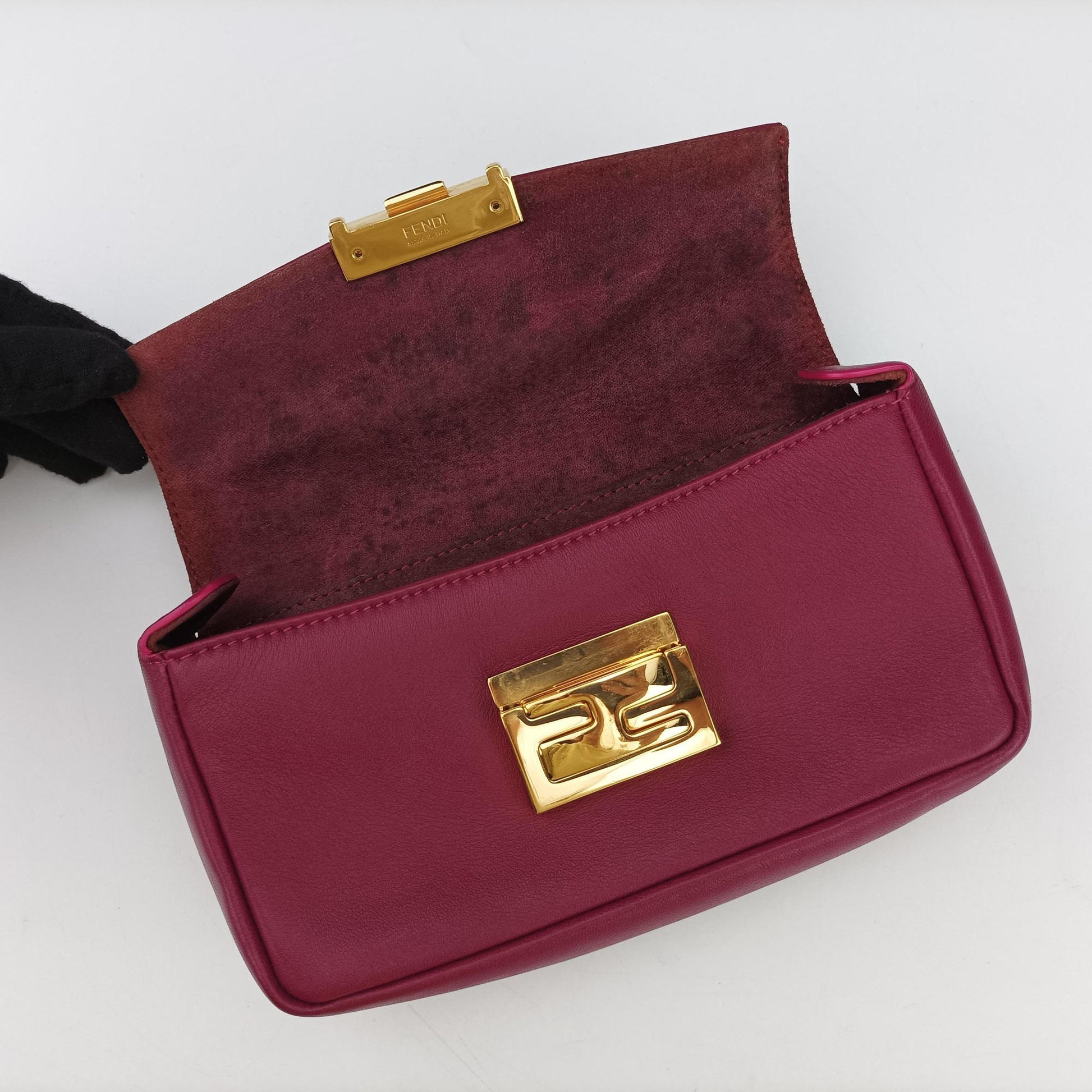 Mini Be Baguette Rose Leather 8M0315 8M0315-K47 139-0053ミニベバゲット ローズ レッド レザー 8M0315 8M0315-K47 139-0053