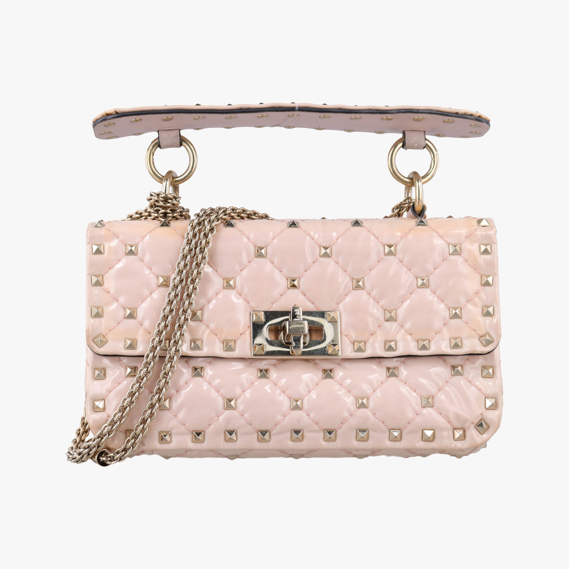 Rockstud spikes Pink pvc vinyl BL-P123JVD0ロックスタッズ　スパイク ピンク PVC ビニール BL-P123JVD0