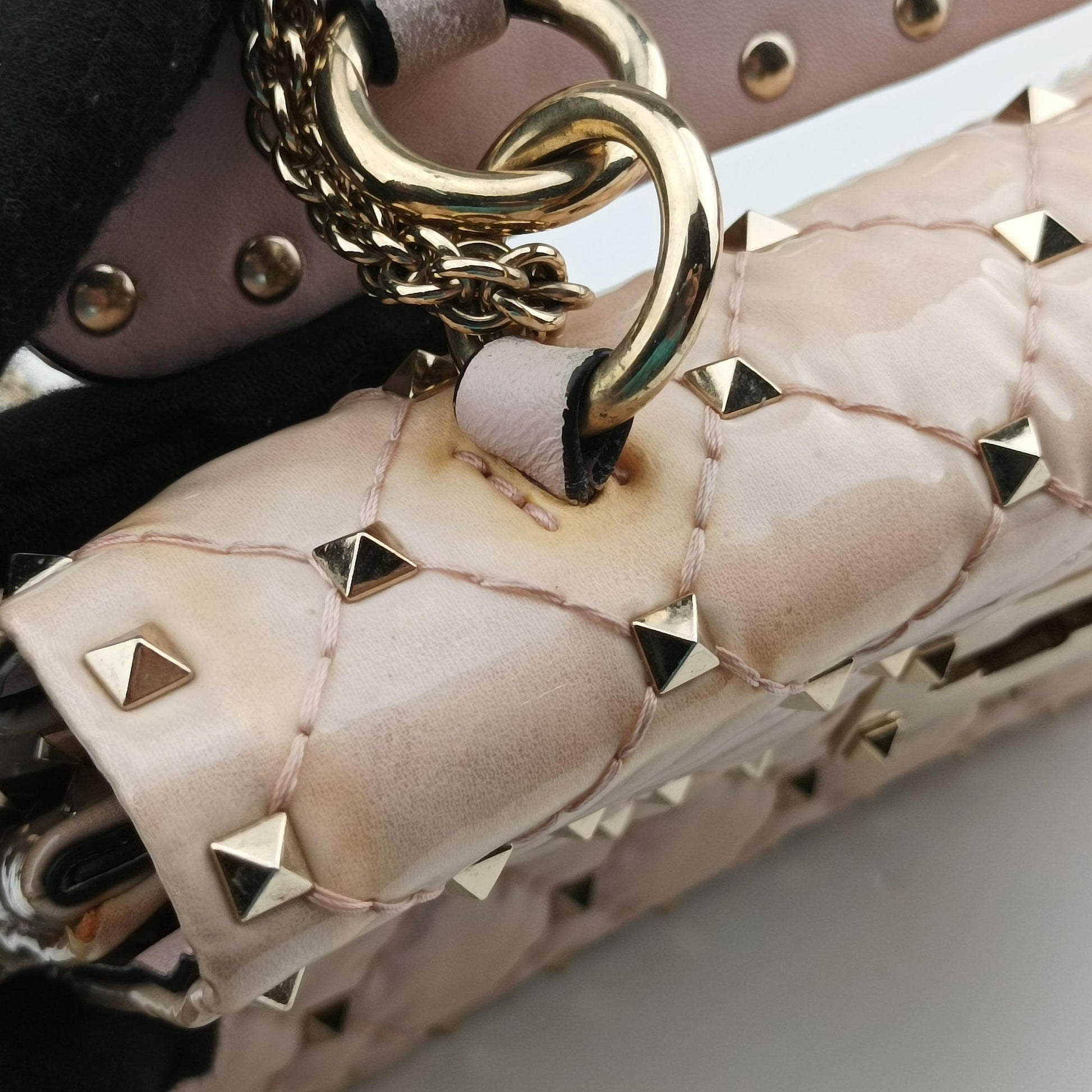 Rockstud spikes Pink pvc vinyl BL-P123JVD0ロックスタッズ　スパイク ピンク PVC ビニール BL-P123JVD0