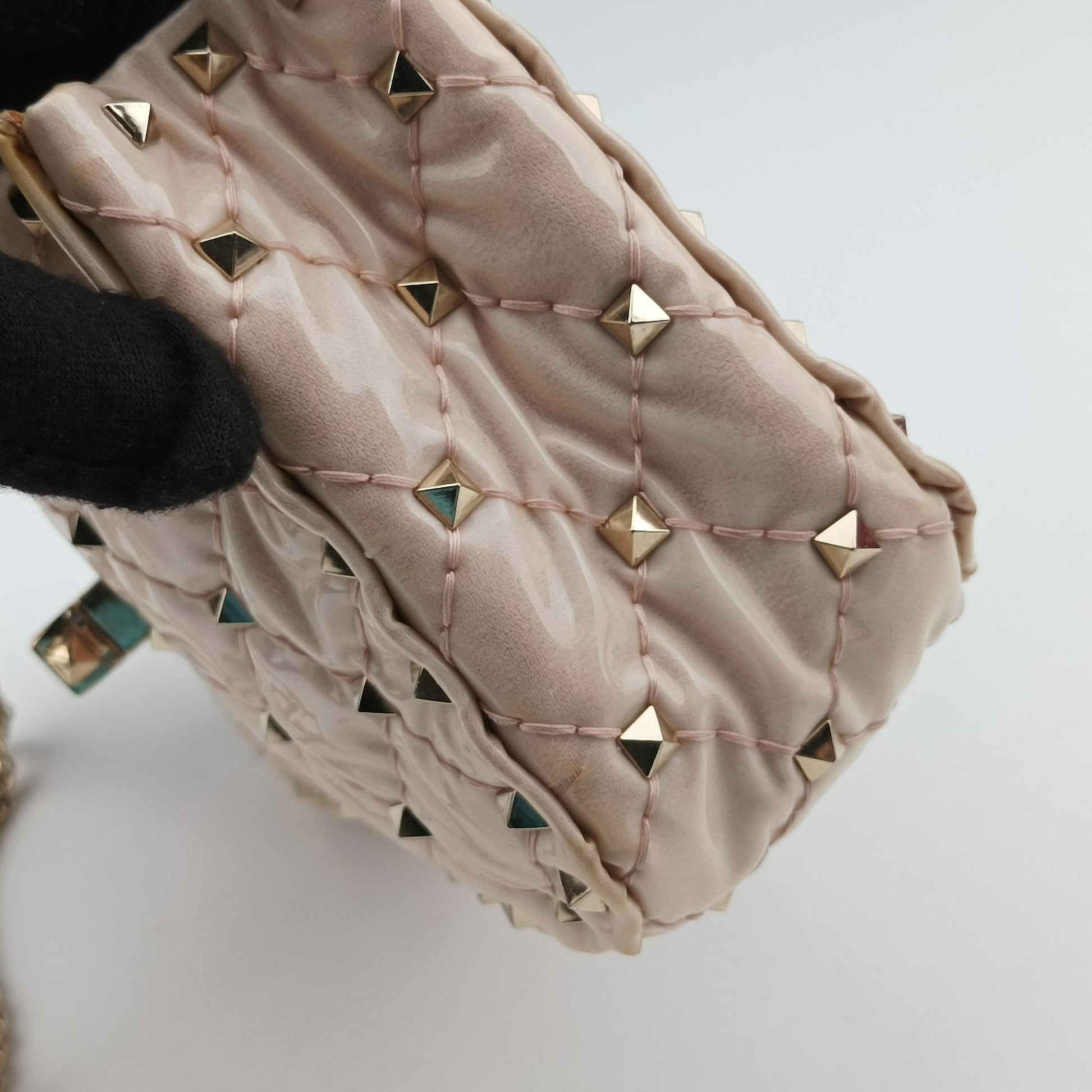 Rockstud spikes Pink pvc vinyl BL-P123JVD0ロックスタッズ　スパイク ピンク PVC ビニール BL-P123JVD0