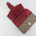 Dionysus beige×red×Multicolour PVC coated canvas × suede 421970 H020531982ディオニュソス ベージュ×レッド×マルチカラー PVCコーティングキャンバス × スエード 421970 H020531982