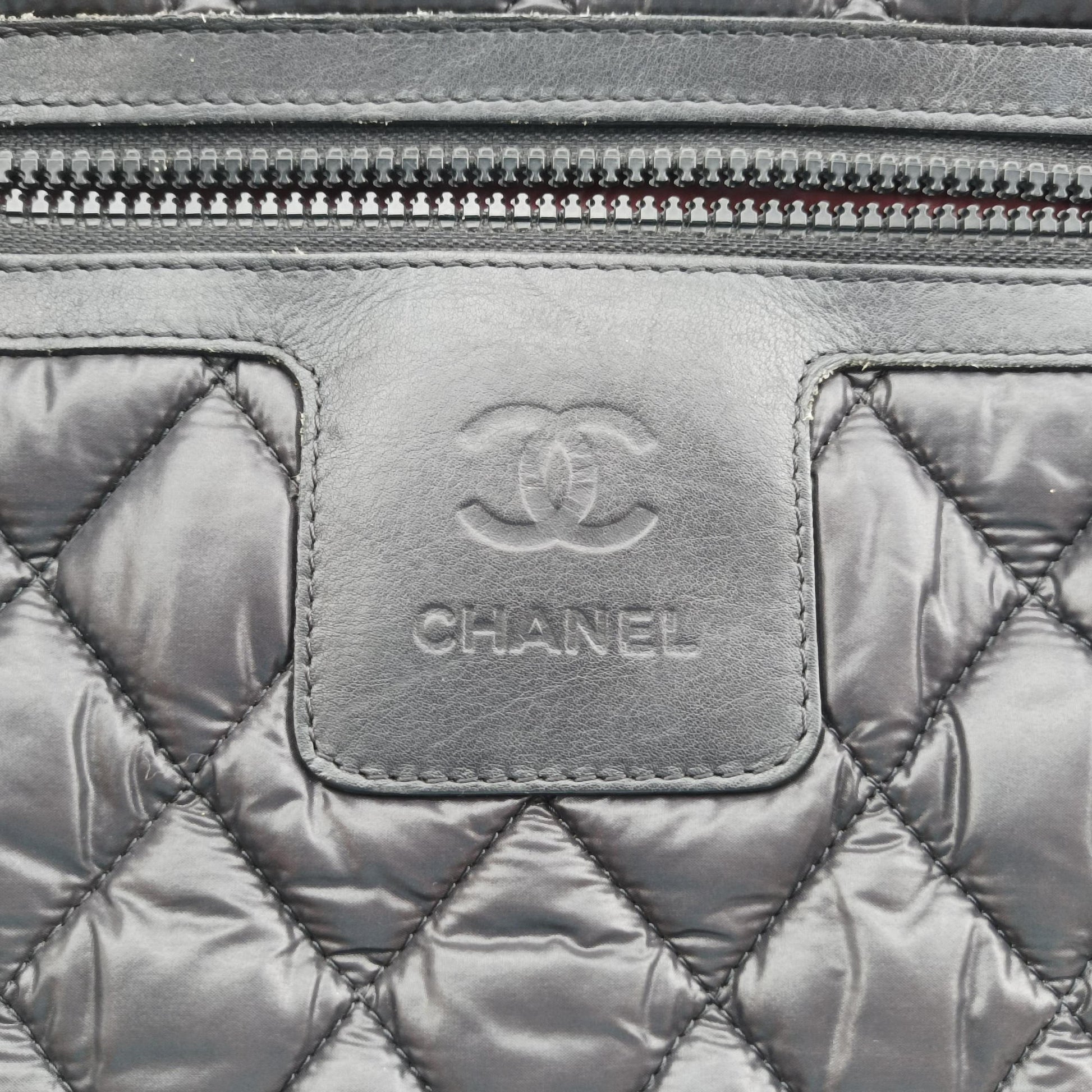 Cococoon Quilting Black Nylon×Leather A47107 13643578コココクーン キルティング ブラック ナイロン×レザー A47107 13643578