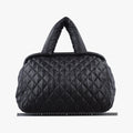 Cococoon Quilting Black Nylon×Leather A47107 13643578コココクーン キルティング ブラック ナイロン×レザー A47107 13643578